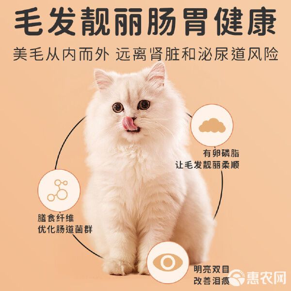宠物饲料 猫咪猫粮幼猫成猫大袋装猫粮食增肥发腮通用型猫粮批发