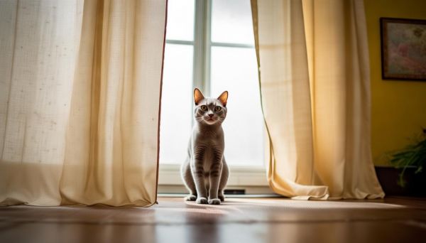 如何让猫咪不抓窗帘