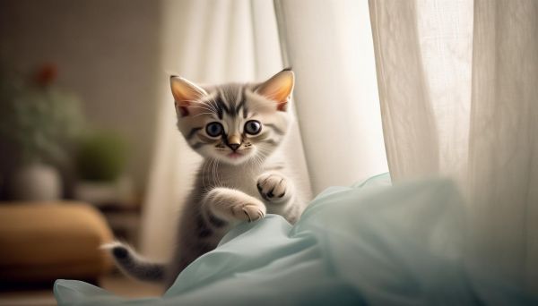 如何让猫咪不抓窗帘