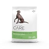 DIAMOND CARE 无谷物配方成年犬干粮，特别适合敏感皮肤、瘙痒皮肤或过敏，采用鲑鱼水解蛋白制成，25 磅