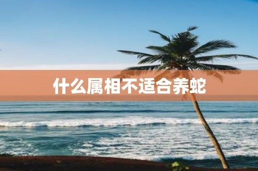 什么属相不适合养蛇