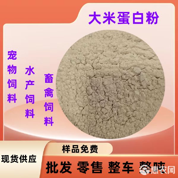 大米蛋白粉 高蛋白饲料 宠物饲料 水产养殖 畜禽添加饲料