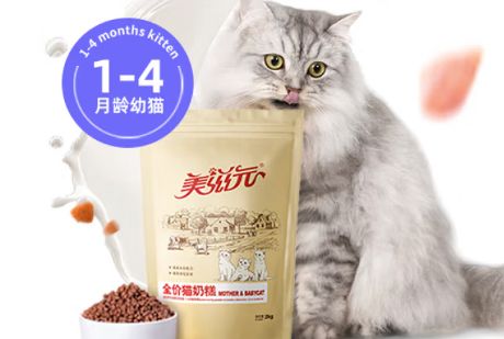 美滋元奶糕猫粮：离乳幼猫的黄金营养补给站