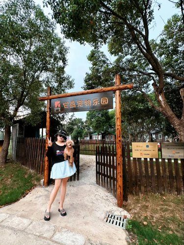 家人、宠物一起去溜圈