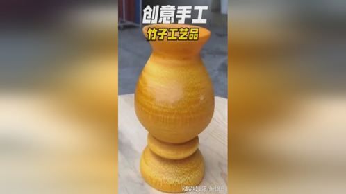 小伙用一根烂竹子就可以制作价值连城的工艺品