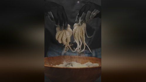 油炸海鲜拼盘,看着就好吃~