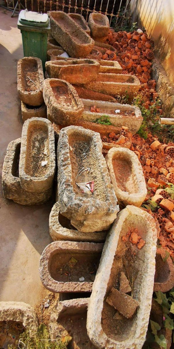 【石痴】2021年第019期 古董石猪槽