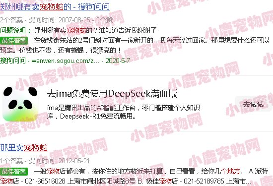 宠物蛇专卖店在个地方