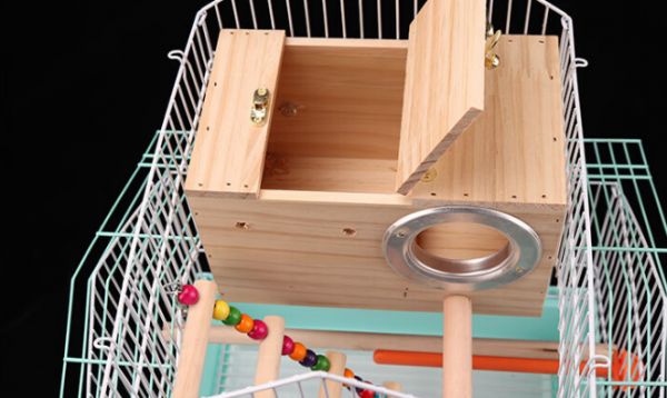 虎皮鹦鹉鸟笼推荐鹿色，精致设计守护羽间萌宠