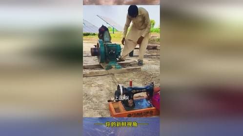 真有才，研究一个电动缝纫机