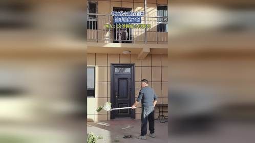 爷俩配合储存白菜，这手法绝了啊，网友：这爷俩配合得默契