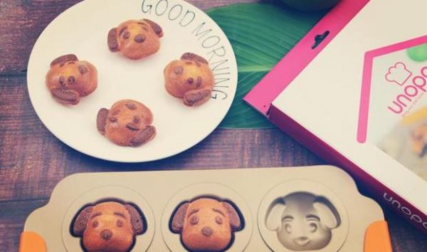 一个鸡蛋一碗面粉,做个快手的脆皮软心小狗蛋糕,好吃又好玩