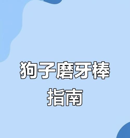 小磨牙棒狗的食用速度研究（探索小磨牙棒狗吃完的时间与消化效果的关系）