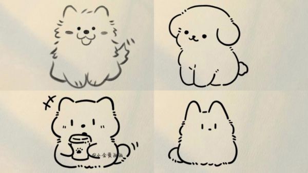 可爱动物简笔画教程合集