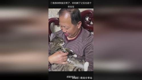 二卷身体恢复正常了，铃铛摘了之后也是个乖宝宝