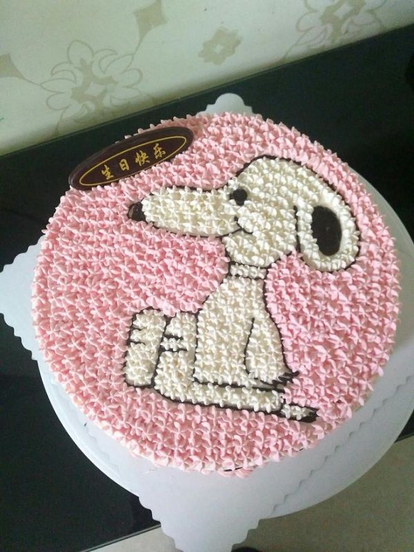 卡通小狗蛋糕的做法