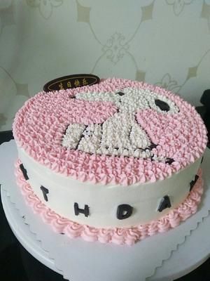 卡通小狗蛋糕的做法 步骤6