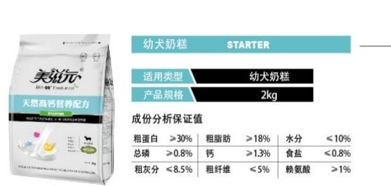 每周推送--美滋元天然高钙营养配方幼犬奶糕