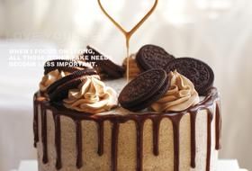 私房烘焙｜奥利奥淋面生日蛋糕