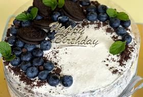 蓝莓奥利奥生日蛋糕