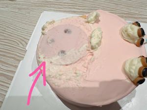 超～可爱的小狗蛋糕(狗可吃)的做法 步骤6