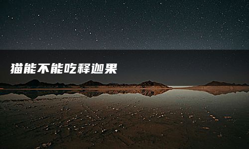 猫能不能吃释迦果