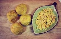 自制宠物零食-蔬菜鸡肉窝窝头