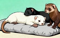 宠物貂的品种与颜色