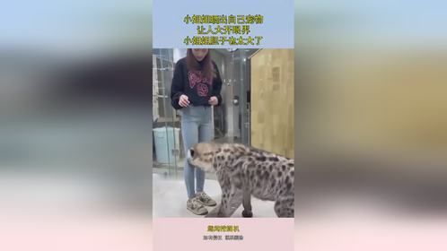 小姐姐晒出自己宠物，让人大开眼界，小姐姐胆子也太大了！