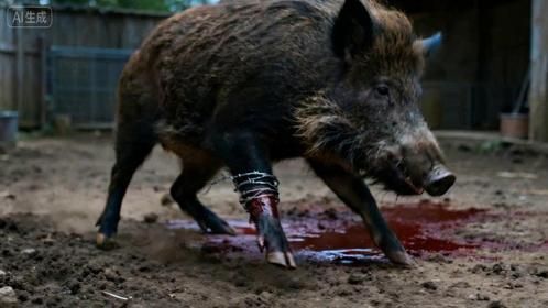 300 公斤野猪闯院子！以为要丢命，结局竟让人不忍看！