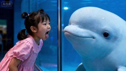 白鲸整天吓唬小朋友，万万没想到，最后栽在小女孩手上！