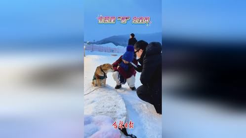 雪地撸宠！长白山华美胜地这个乐园太有趣了。#长白山 #萌宠乐园 #小兔子 （记者李姣月 一审刘奥琪 ...