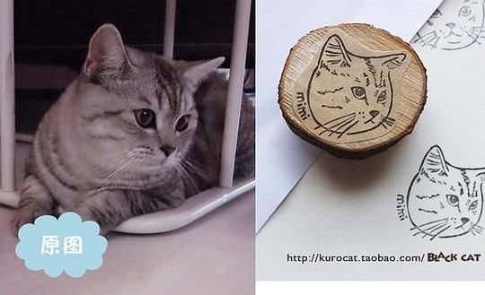“猫咪印章，草食主义新宠，尝鲜啦！”
