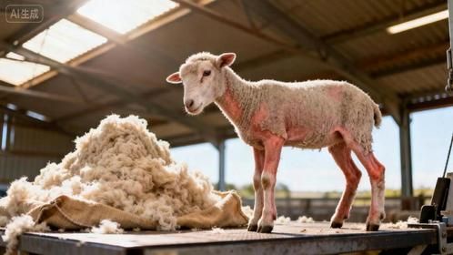 超解压的剃羊毛全过程，绵羊都还没反应过来，身上的羊毛就不见了