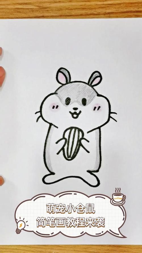 萌宠小仓鼠简笔画教程来袭
