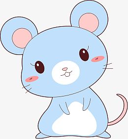q版可爱卡通萌萌哒小动物十二生肖鼠
