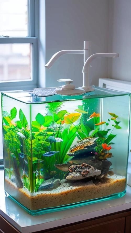 草缸养金鱼正确方法_养金鱼，好水质是关键！选对过滤器勤维护，观察行为保健康