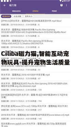 一、认识ciliba磁力猫：功能与特点