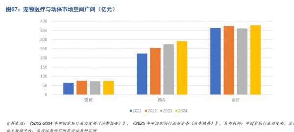 宠物医疗与动保市场空间广阔（亿元） - 2024年12月 - 行业研究数据