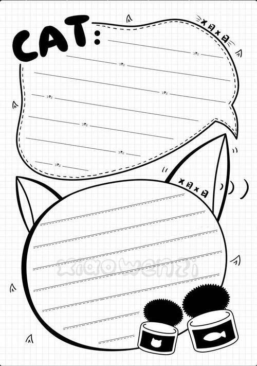 伊万内奇懒猫的手抄报手抄报模板大全