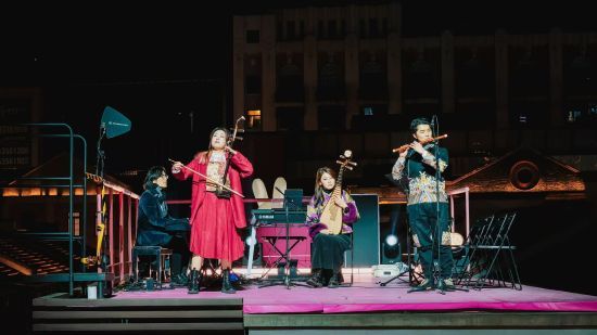 弄堂屋顶音乐。 主办方供图