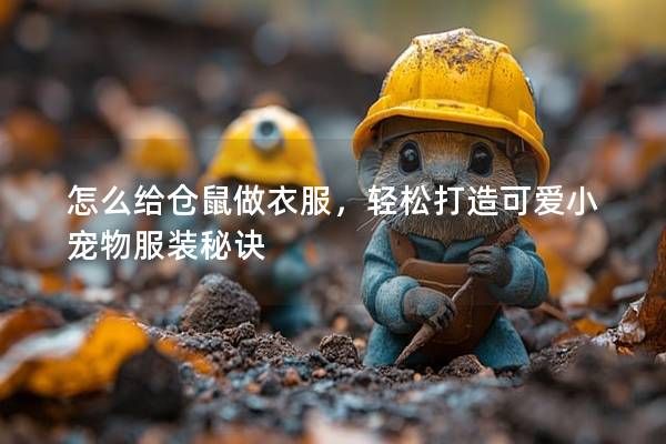怎么给仓鼠做衣服，轻松打造可爱小宠物服装秘诀