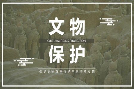 文物保护PPT动态模板