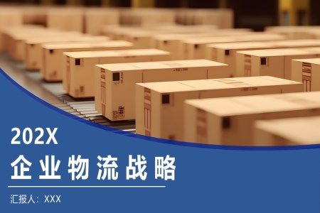 企业物流战略PPT动态模板