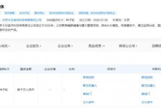 喜临门、高瓴、云九、智元联投今日宜休，布局AI+睡眠新生态 