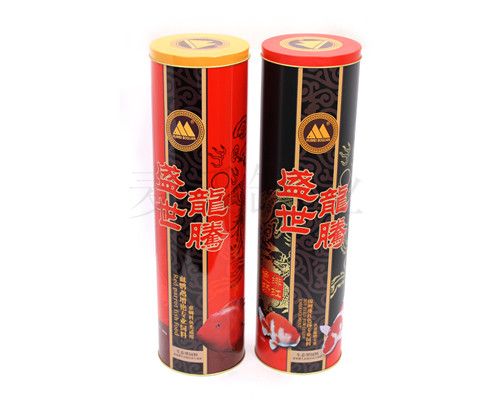 高档血鹦鹉饲料铁盒