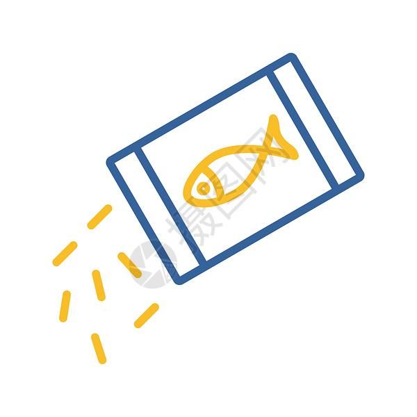 鱼饲料有机的自然高清图片