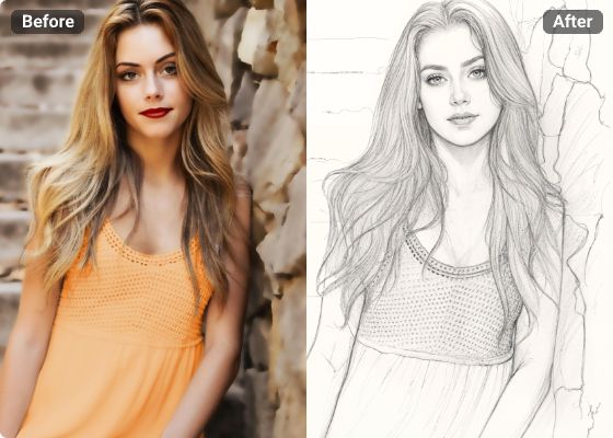 将你的照片变为惊艳的素描肖像
