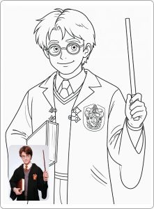 图片转线稿示例：卡通风格