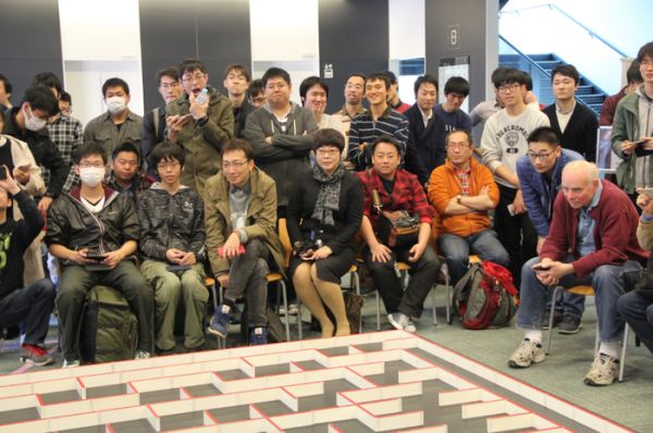 启诚率天津代表队参加第38届全日本电脑鼠国际公开赛